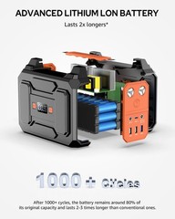 Solar Powered Generator 200W Peak/100W Rated, Portable Solar Generator Power …