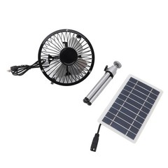 10W Solar Panel Powered Fan Monocrystalline Energy Saving for Chicken Coop