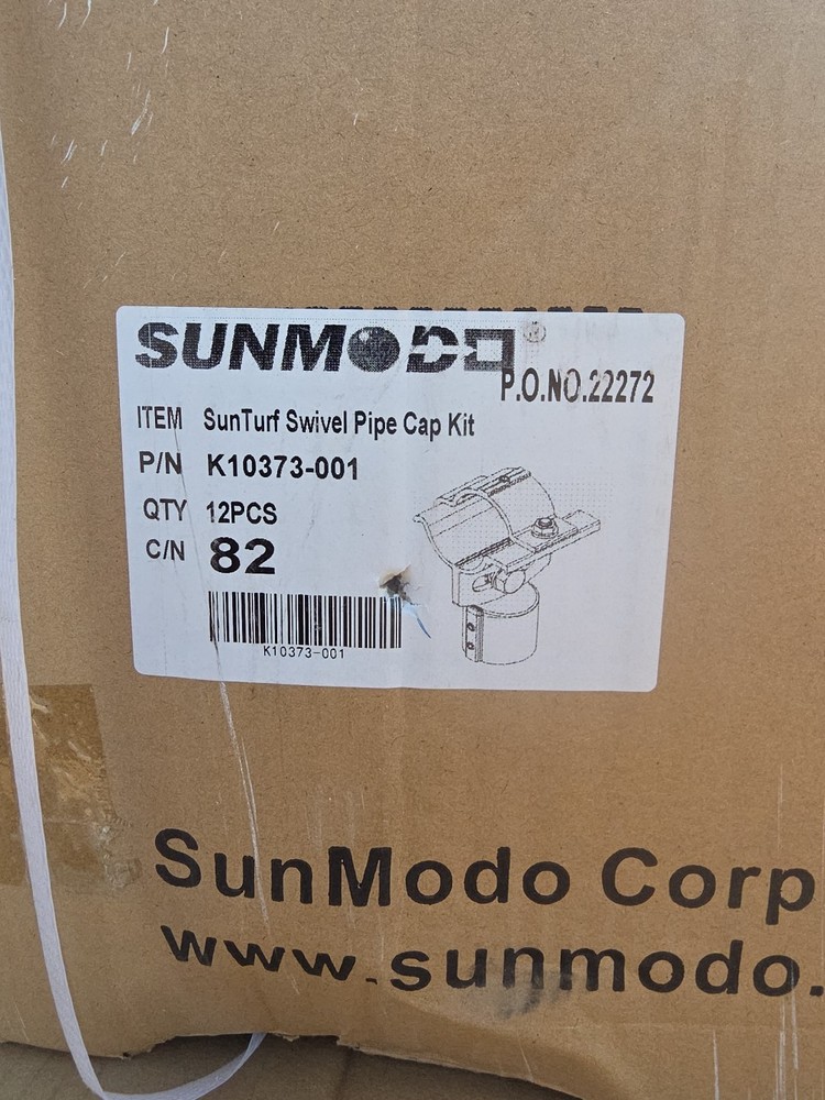 SunModo Swivel Solar Array Ground Mounting Bracket Top Cap 2″ Pipe. Box Of 12