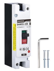 DIHOOL 100 Amp Battery DC Disconnect Switch, DC Breaker for Main Power Statio…