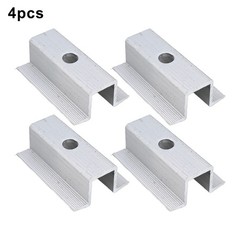 Secure Mounting Solar Middle Clamp for 25 50MM For Frame Height Set of 410Pcs