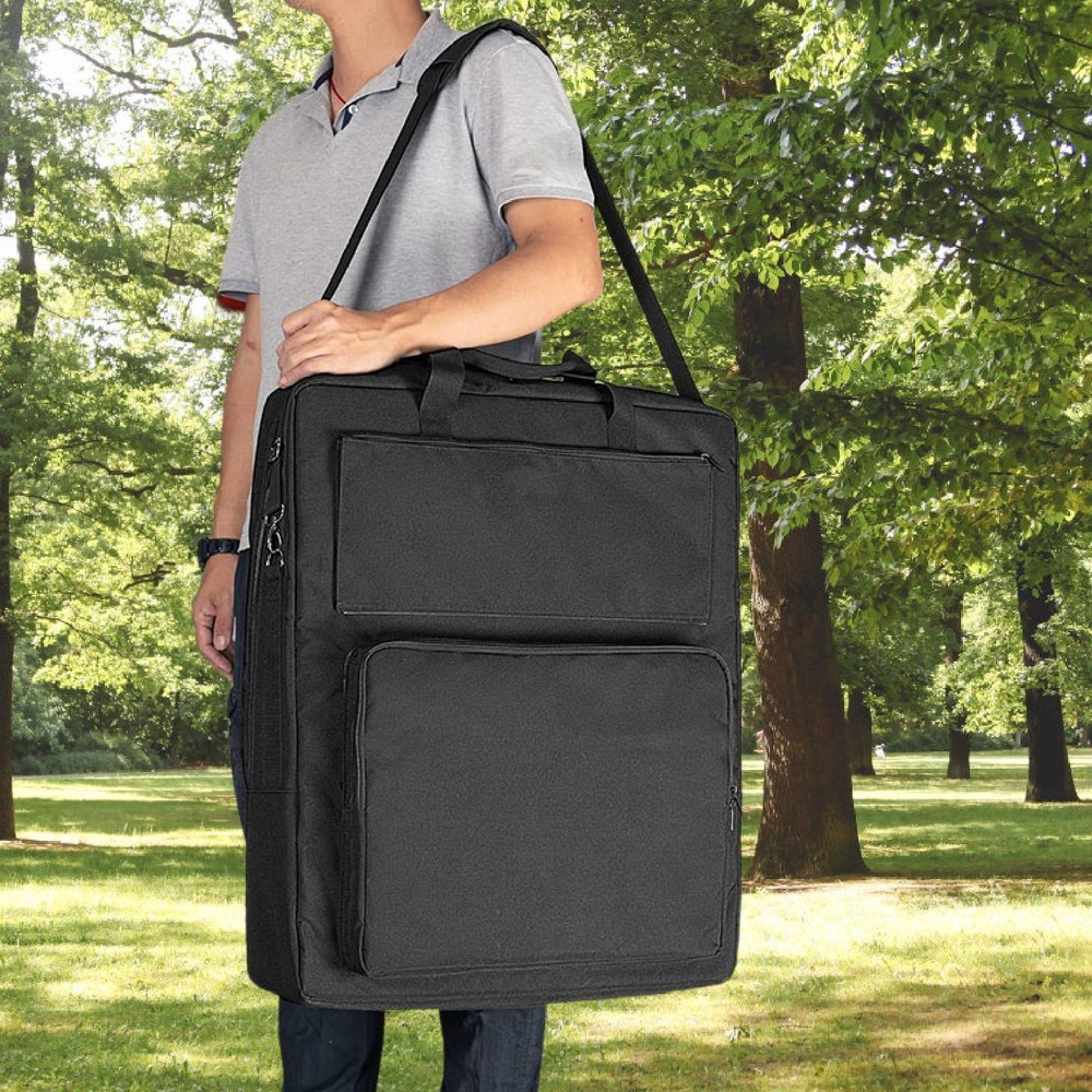 Solar Panel Storage Case Padded with Shoulder Strap for RV Garden Camping