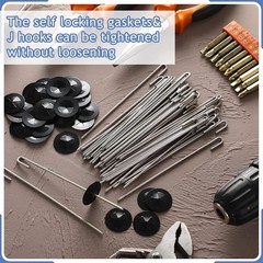 Solar Panel Guard Clips Set – 300 Pack Bird Wire Fastener