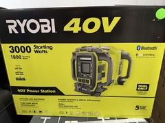 RYOBI 40V 1800-Watt Portable Battery Power Station Inverter Generator *Brand New