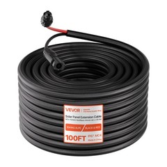 VEVOR 100FT Solar Panel Extension Cable 10AWG Solar Panel Wire with Connector
