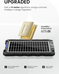 Universal 12V Solar Trickle Charger Kit | Waterproof & Durable for All Batteries