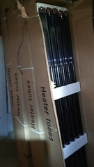 10 Evacuated Solar Vacuum Tubes 1800mm 6 ft 72″ water heating +Copper conductor