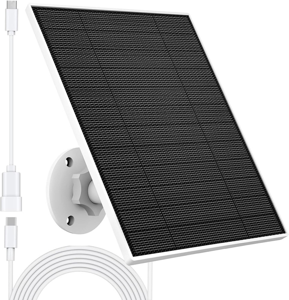 Solar Panel for Eufy Outdoor Camera, 5W Solar Panel Charger