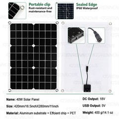 Grennova 1400W Solar Kit 60A MPPT Dual Voltage Off-Grid Home Backup Power