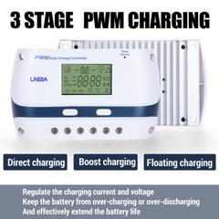 5200W MPPT Solar Charge Controller 100A 12V 24V 36V 48V USB Battery PV Regulator