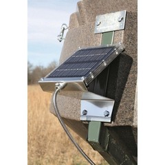 Boss Buck Drum Mount Solar Panel, Black, 12-Volt
