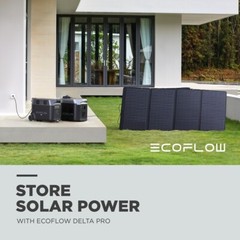 EcoFlow DELTA Pro 3600Wh Portable Power Station+400W Solar Panel Solar Generator
