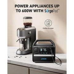 Portable Power Station 600W Battery Powered Multi-Device Charging Hub 256Wh New