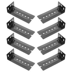 8 Pcs Track Mounting Lifting Lugs Drawer Slide Support Bracket Bottom Brackets