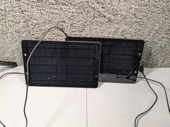Lot (2) 5W 6V Small Solar Panels USB Charger Power Bank Charging Plates