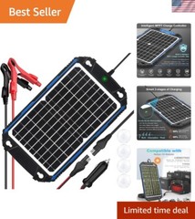 Effortless Charging with 12W Solar Panel – UltraSmart MPPT Technology Included