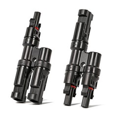 PV Connector Pair Y Branch 2-to-1 IP67 FMM+MFF For Solar Panel Parallel Link Kit