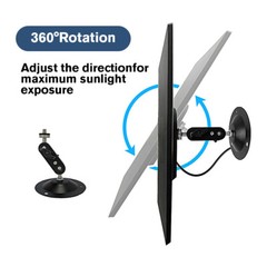 10W 5V Solar Panel Type-C Port for Outdoor Security CCTV Camera Waterproof Cam