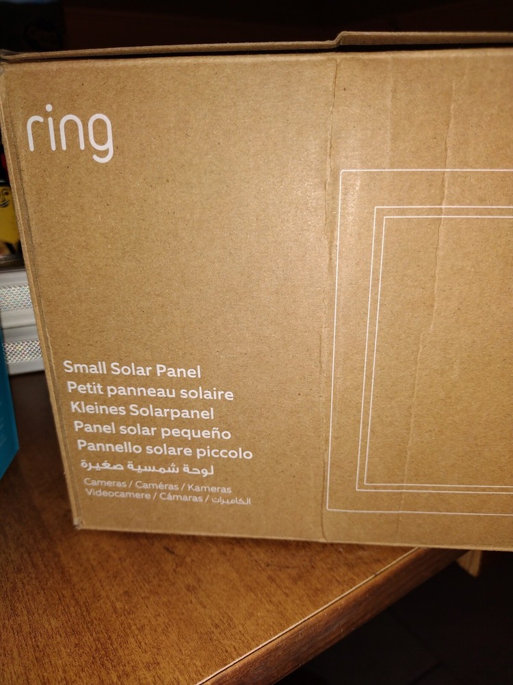 Wasserstein Ring Solar Panel for Spotlight Cam & Stick Up Cam Battery -White