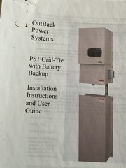 Outback PS1 Grid-Tie With battery Backup