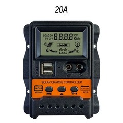 LCD Monitoring Solar Panel Charger with Dual USB Ports for Convenience