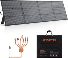 Portable Solar Panel 220W 40V Monocrystalline Foldable Solar Panels Charger Powe