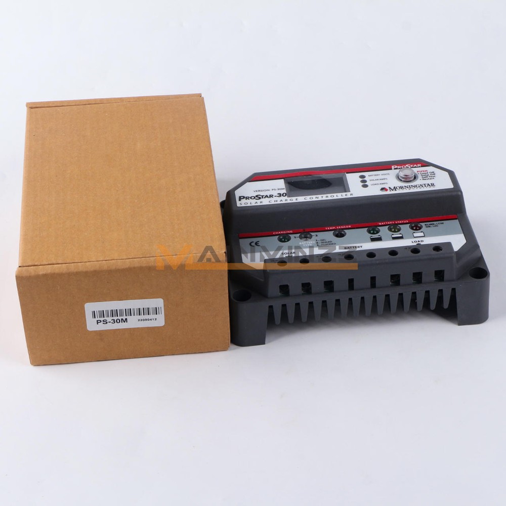 MORNINGSTAR PROSTAR WITH LCD DISPLAY PWM CHARGE CONTROLLER PS-30M 12/24V,30A