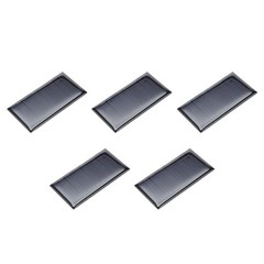 5 Pack 5V 60mA 68mm x 37mm Mini Solar Panel Cell for DIY Electric Power Project