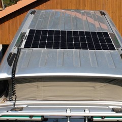130W Solar Panel Flexible Monocrystalline PV Charging For RV Boat 1140*530*2.5mm