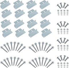 Compact 4-Set Durable Z Brackets for Reliable Solar Panel Installation Anywhere