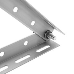 2 Pack 41 inches Adjustable Solar Panel RV Tilt Mount Brackets For Boat / Roof