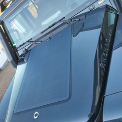 Lensun 90W 12V Hood Flexible Solar Panel for Ineos Grenadier Campers Keep Easy