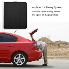 Solar Panel 12V Trickle Charger Battery Charger Kit Maintainer Boat Car RV AAK