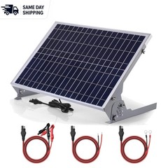 30W 12V Smart MPPT Solar Battery Charger & Maintainer – Waterproof, Adjustable