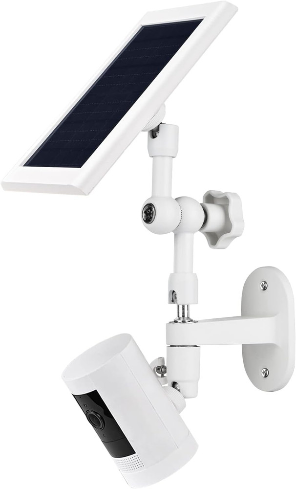 2-In-1 Wall Mount for Ring Solar Panel, Ring Stick up Cam Battery, Spotlight Cam