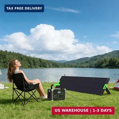 200W High Efficiency ETFE Foldable Solar Panel for Portable Power Station, IP65