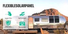 Flexible 300W Mono Solar Panel 12V Power Portable Camping Home RV Battery Charge