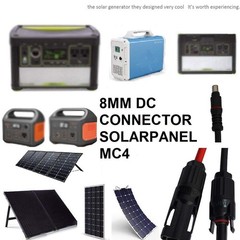 Solar Connectors to DC7909 & DC8020 Adapter for Jackery Power Stations, 12AWG He