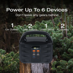 US GRECELL 155Wh Power Station Portable Solar Generator Power Supply for Camping