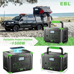 519Wh 500W Lithium Battery Portable Power Station for Outdoor Camping Supply