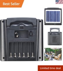 Rechargeable Battery Charger with 2W Solar Panel and LED Indicators – Must Have!