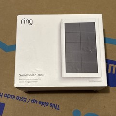 Ring Small Solar Panel 1.9W for Outdoor Camera White With Flexible Mount