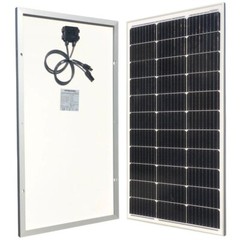 WindyNation 100 Watt 12 Volt Monocrystalline Solar Panel Battery Charger