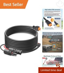 16.5ft Solar to XT60i Extension Cable – Essential for Efficient Charging