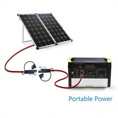 10AWG XT60i Female to M8 Ring Terminal Battery Solar Charging Cable Adapter