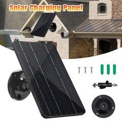 10W 5V Solar Panel Type-C Port for Outdoor Security CCTV Camera Waterproof Cam