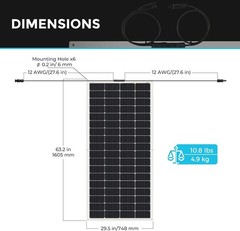 Flexible Solar Panel 200W – Easy Installation