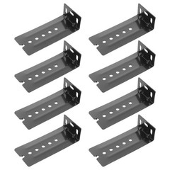 8 Pcs Track Mounting Lifting Lugs Drawer Slide Support Bracket Bottom Brackets
