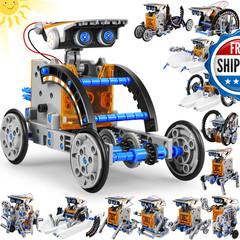 Bottleboom Stem 13-In-1 Education Solar Power Robots Toys For Boys Age 8-12