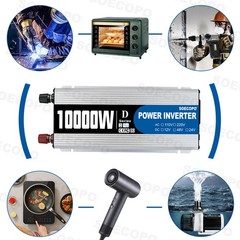 SOECOPO 10000W Solar System Kit, 100A Controller, 12V DC to 110V/220V